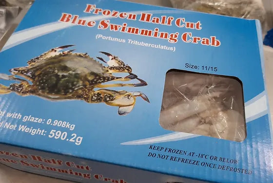 Frozen Bonemer Blue Swimming Crab (U11-15) 1kg - Only Berlin Delivery