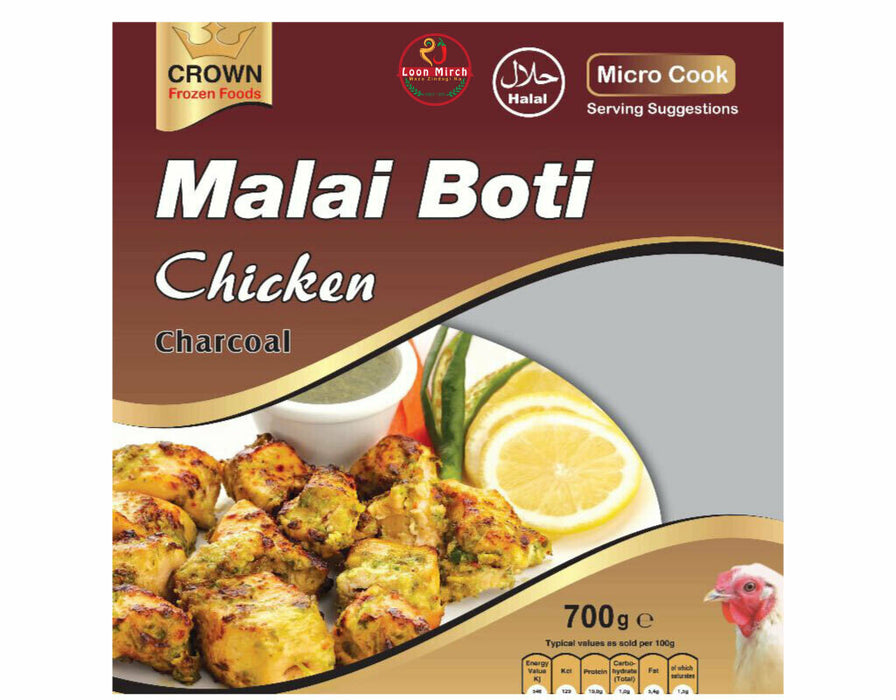 Crown Chicken Malai Boti 700gm