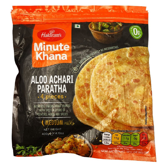 Frozen Haldiram's Aloo Achari Paratha 400gm - Only Berlin Delivery