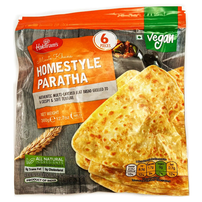 Frozen Haldiram's Homestyle Paratha (6pcs) 360gm - Only Berlin Delivery