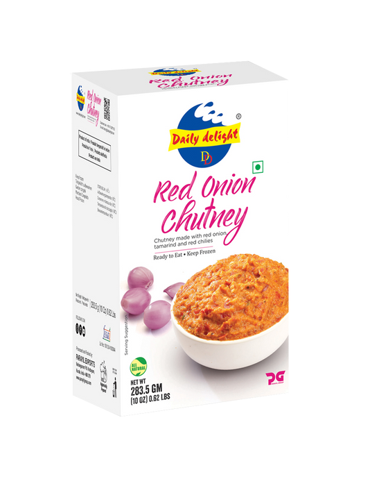 Frozen Daily Delight - Red Onion Chutney 284gm (Only Berlin Delivery)