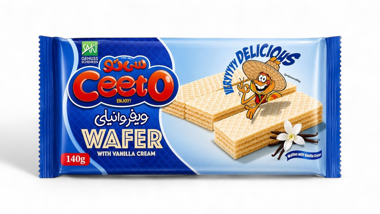 Ceeto Wafer - Vanilla Cream 140gm