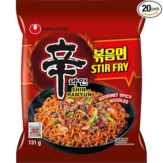 Nongshim Instant Noodles - Stir Fry Shin Ramrun 131gm