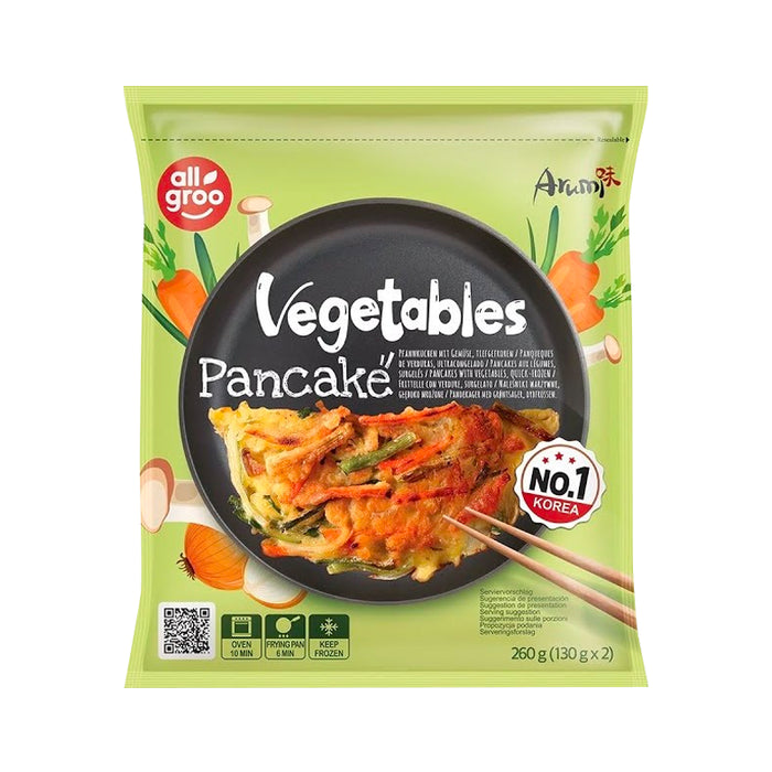 Frozen All Groo Pancakes - Vegetable 260gm (Only Berlin Delivery)