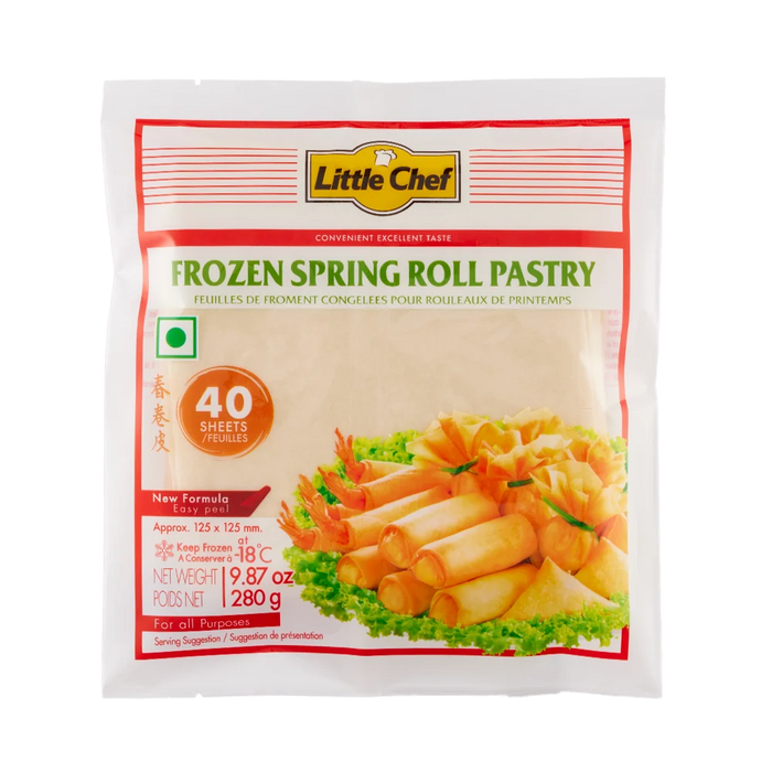 Little Chef – Frozen Spring Roll Pastry 280gm - Berlin Only Delivery