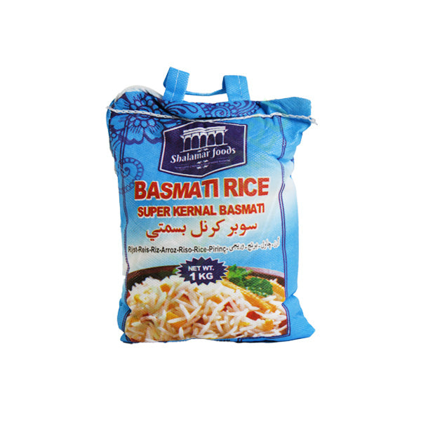 Shalamar Basmati Rice (Green Pouch) 1kg