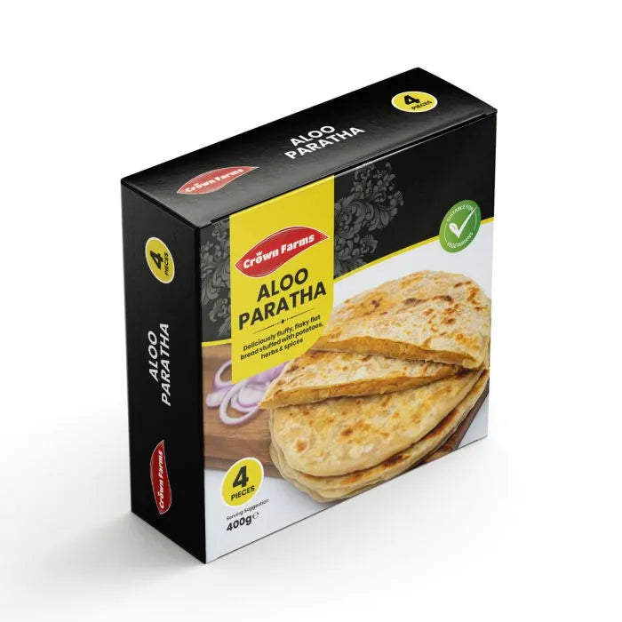 Frozen Crown Aloo Paratha 400gm - Only Berlin Delivery