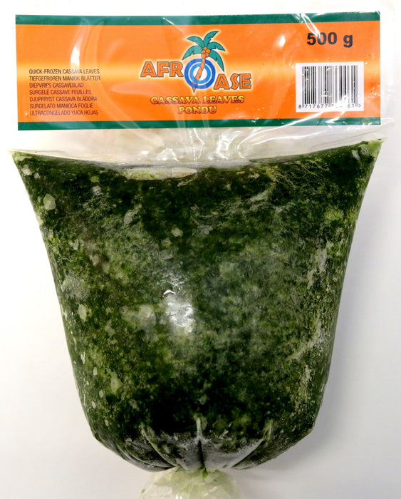 Frozen Afroase Cassava Leaves 500gm - Only Berlin Delivery