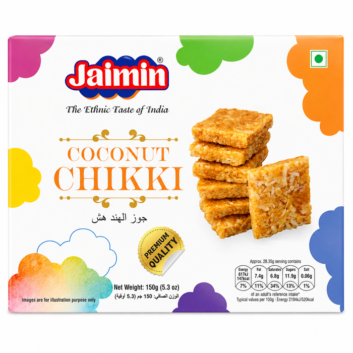 Jaimin - Coconut Chikki 150gm