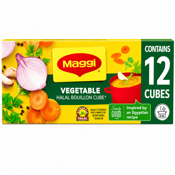 Maggi - Vegetable Halal Bouillon Cubes (108gm)