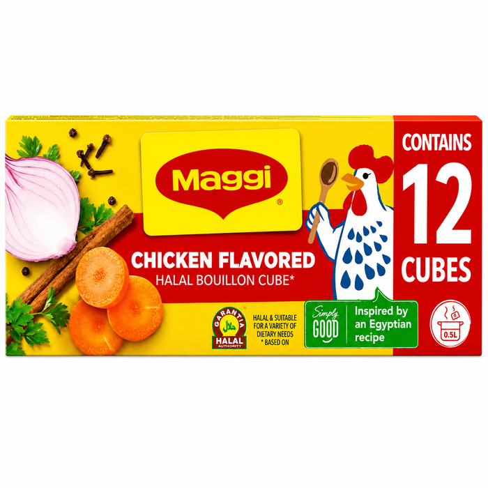 Maggi - Chicken Flavored Halal Bouillon Cubes (108gm)