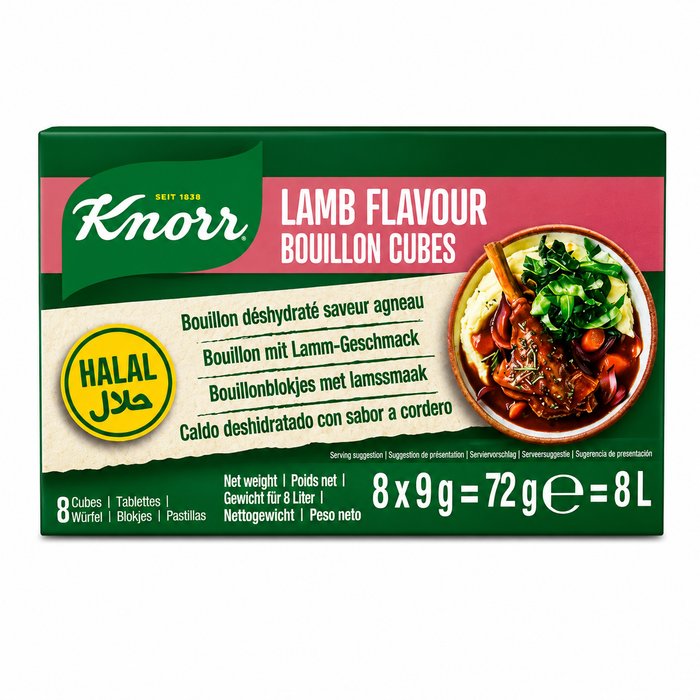Knorr - Lamb Flavour Bouillon Cubes (72gm)
