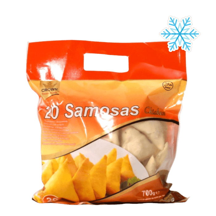 Frozen Crown Chicken Samosas (20pcs) 700gm - Only Berlin Delivery
