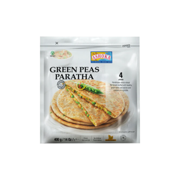 Frozen Ashoka Green Peas Paratha (4 pcs) 400gm - Only Berlin Delivery