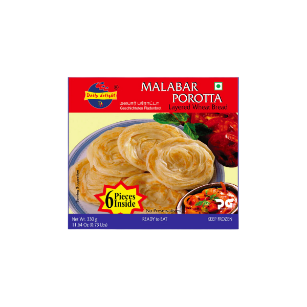 Frozen Daily Delight - Malabar Parotta 330gm (Only Berlin Delivery)