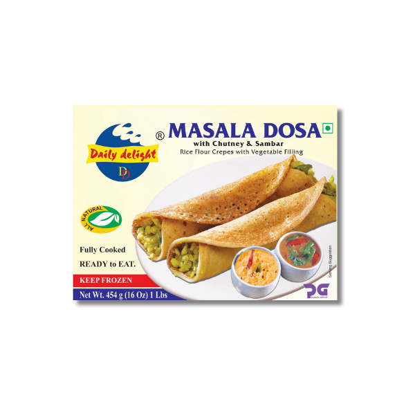 Frozen Daily Delight - Masala Dosa 454gm (Only Berlin Delivery)