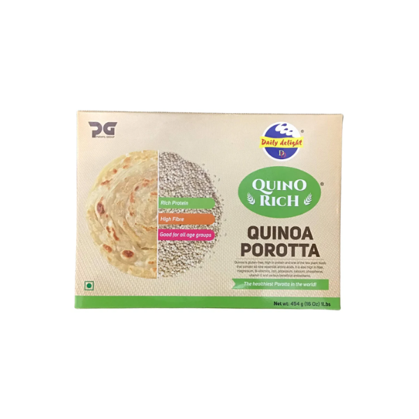 Frozen Daily Delight - Quinoa Parotta 454gm (Only Berlin Delivery)