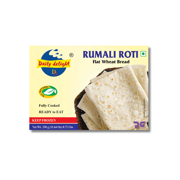 Frozen Daily Delight - Rumali Roti 330gm (Only Berlin Delivery)