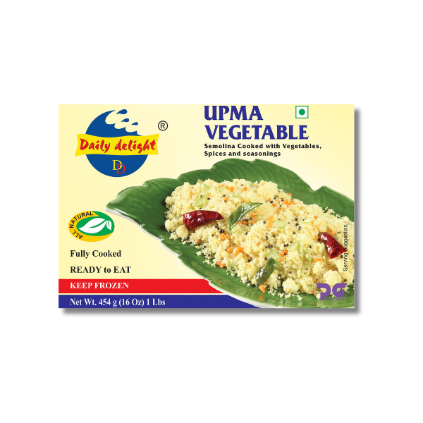 Frozen Daily Delight - Vegetable Upma 454gm (Only Berlin Delivery)