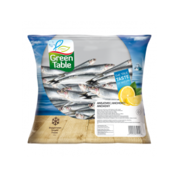 Frozen Green Table Anchovis IQF 1kg - Only Berlin Delivery