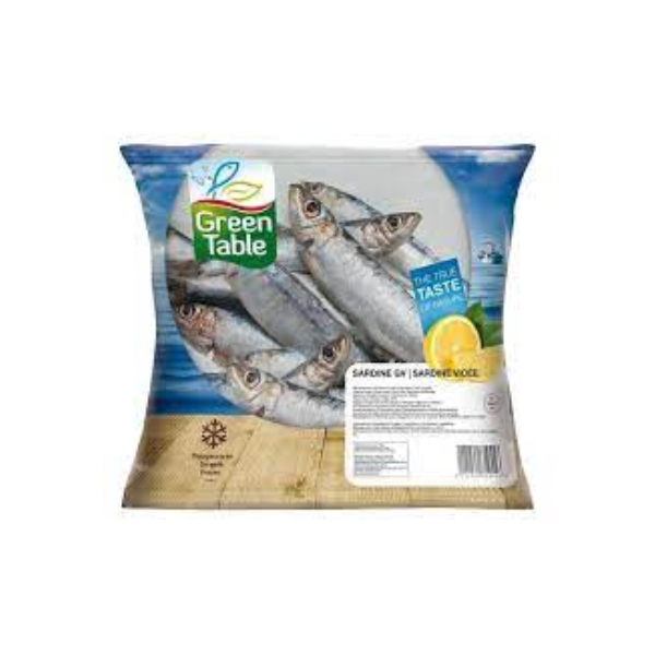 Frozen Green Table Sardines IQF (8/12) 1kg - Only Berlin Delivery