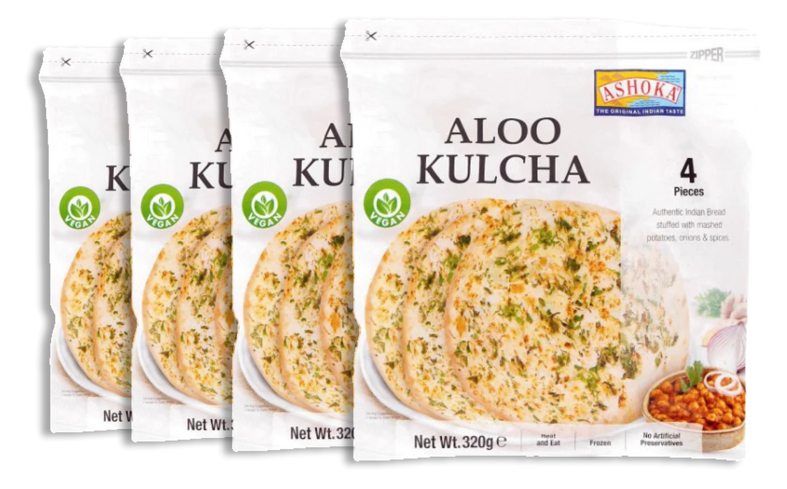 Frozen Ashoka Aloo Paratha (4 pcs) 400gm Bundle - Only Berlin Delivery (Choose your Quantity)