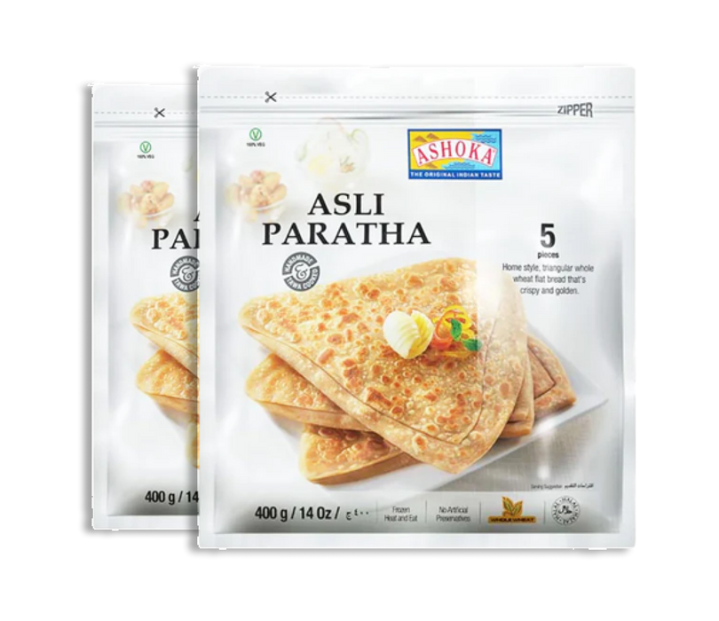 Frozen Ashoka Asli Paratha (5pcs) 400gm Bundle - Only Berlin Delivery (Choose your Quantity)