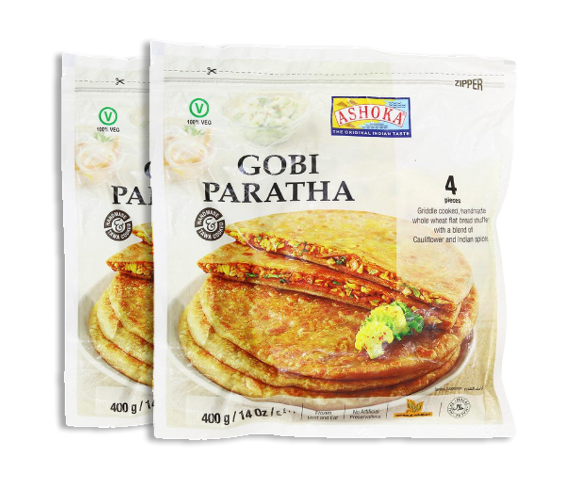 Frozen Ashoka Gobi Paratha (4pcs) 400gm Bundle - Only Berlin Delivery (Choose your Quantity)