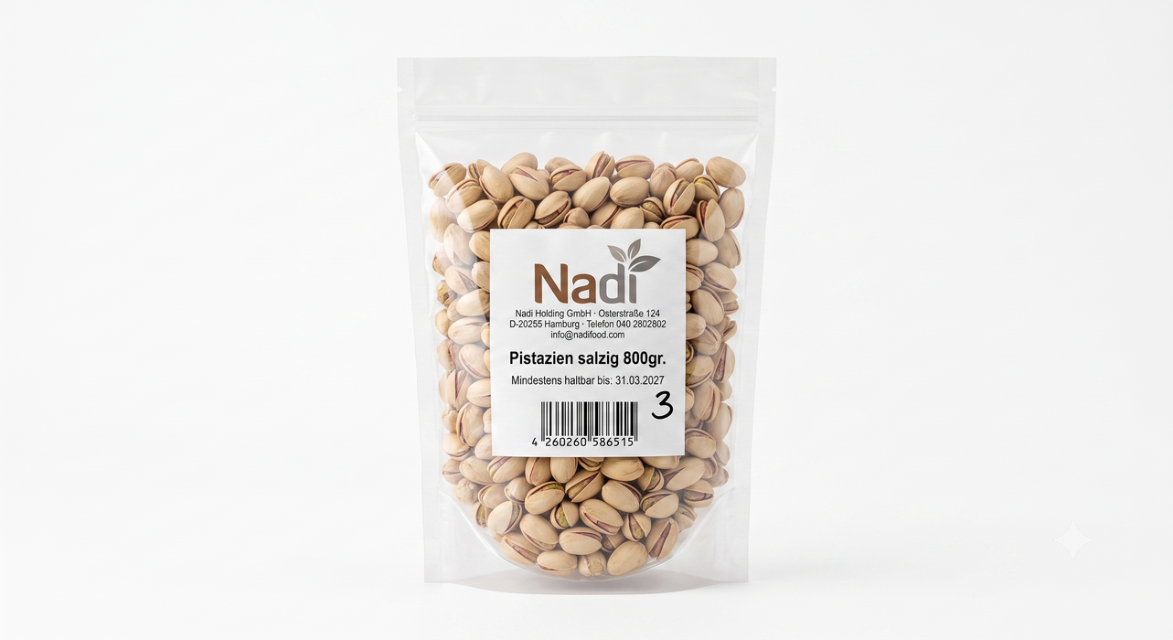 Nadi - Pistazien Safran (Salzig) 800gm