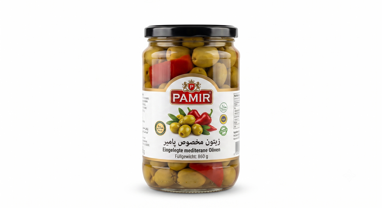 Pamir Oliven Mediterane 860g