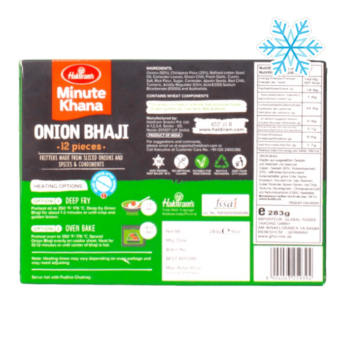 Frozen Haldiram's Onion Bhaji 283gm - Only Berlin Delivery