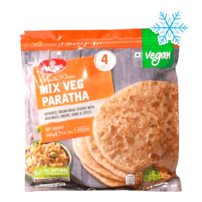 Frozen Haldiram's Mix Veg Paratha 400gm (4pcs) - Only Berlin Delivery