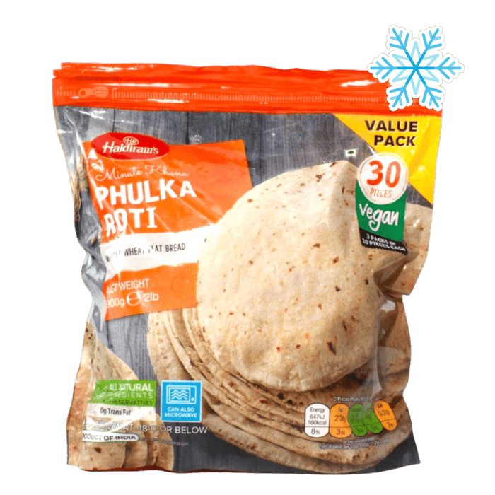 Frozen Haldiram's Phulka Roti 900gm - Only Berlin Delivery