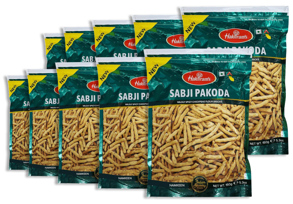 Haldiram's Sabji Pakoda 150gm Bundle (Choose your Quantity)