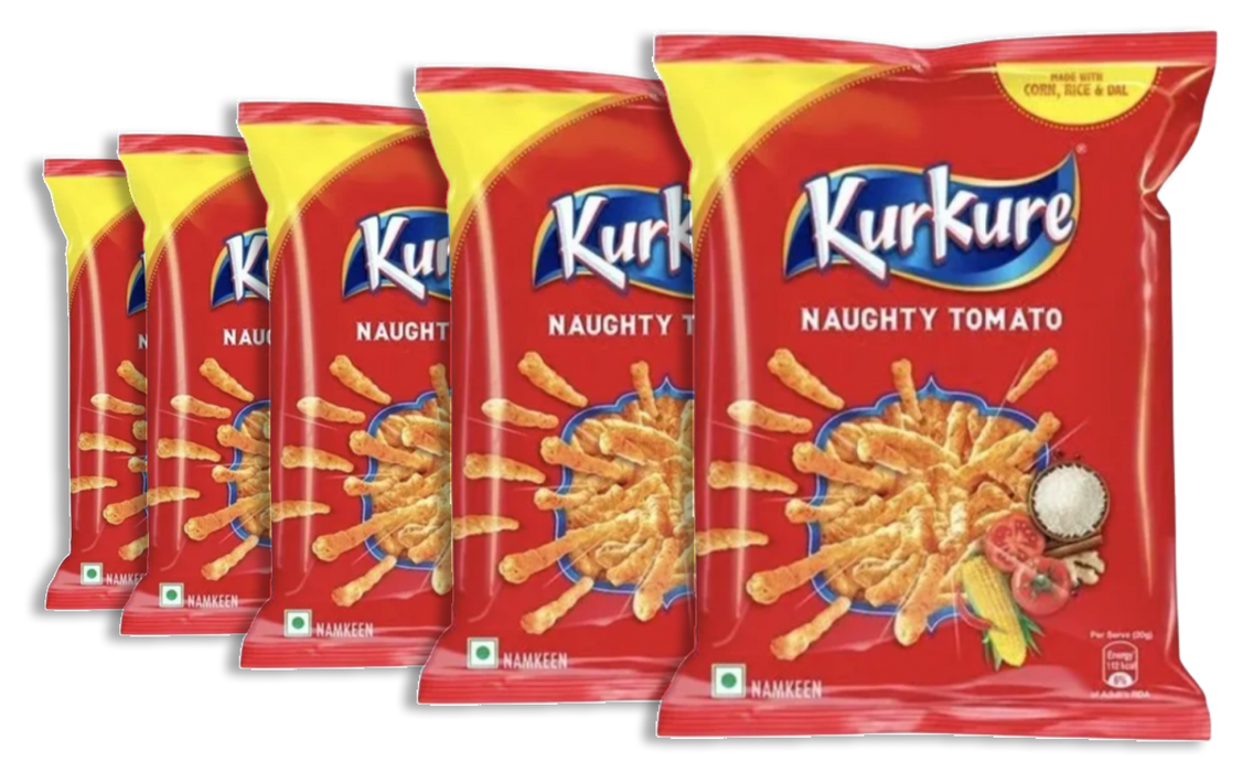 Kurkure Naughty Tomato 52gm Bundle (Choose your Quantity)