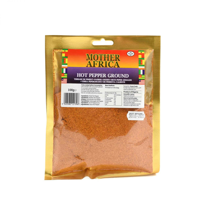 Mother Africa Whole Chilli Pepper (Hot) 80gm