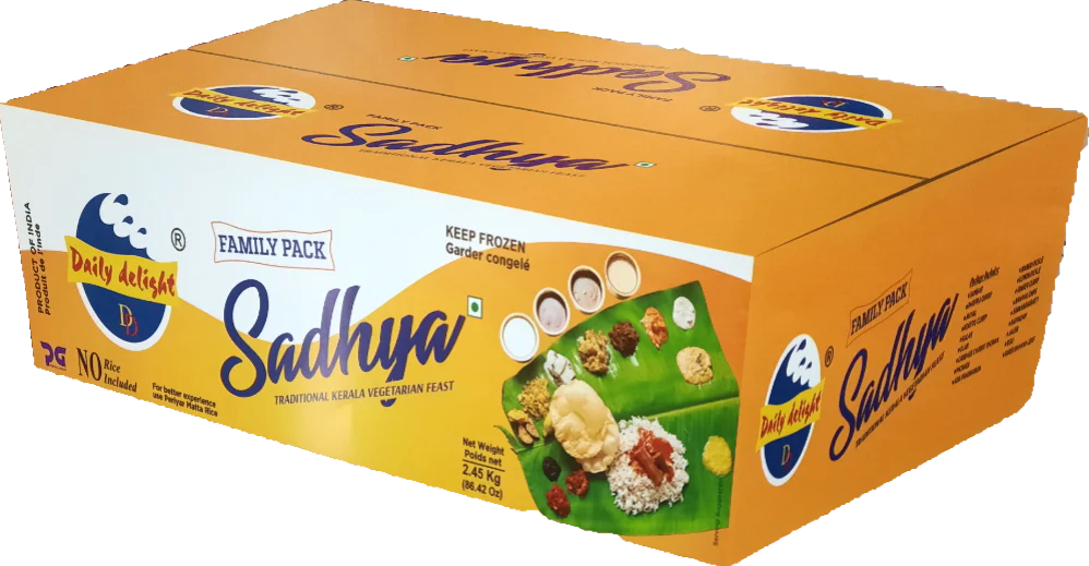 Frozen Daily Delight - Sadhya Kit (Feast for 3) 3.42kg - Only Berlin Delivery