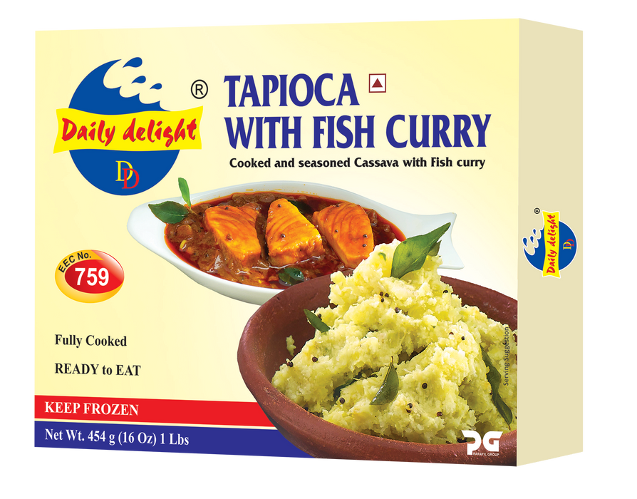 Frozen Daily Delight - Tapioca With Fish Curry 454gm (Only Berlin Delivery)