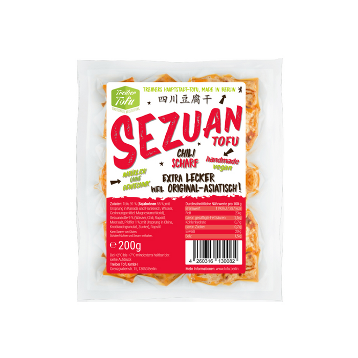 Treiber Tofu - Sezuan 200gm (Only Berlin Delivery)