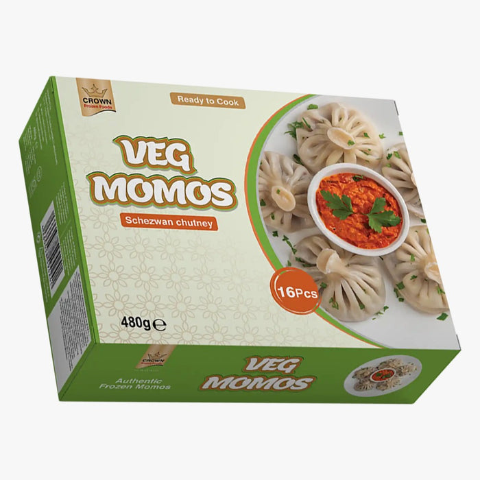 Frozen Crown - Veg Momos with Chutney (16pcs) 480gm (Only Berlin Delivery)