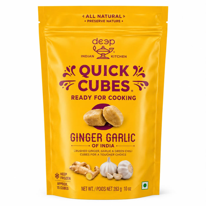 Frozen Deep - Ginger Garlic Quick Cubes 283gm (Only Berlin Delivery)