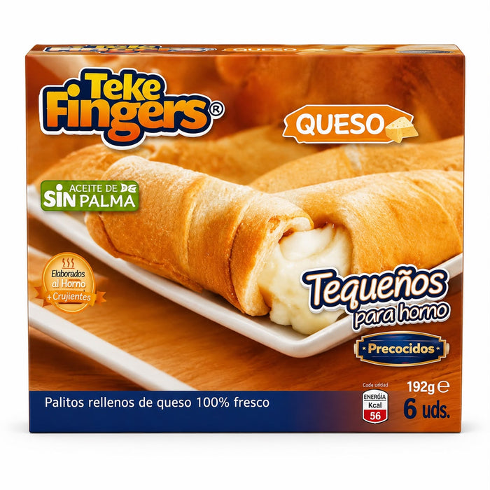 Frozen Teke Fingers - Tequenos Para Horno (6pcs) 192gm - Only Berlin Delivery