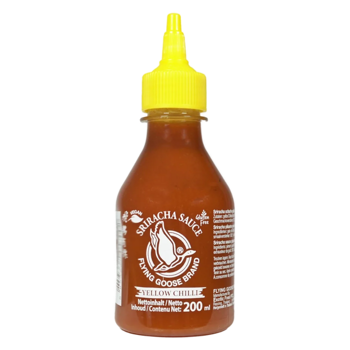 Flying Goose – Sriracha Sauce Yellow Chilli 200ml (BBE: 08.2026)
