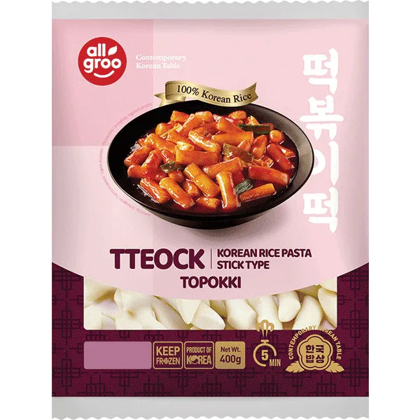 Frozen All Groo Rice Topokki 400gm - Only Berlin Delivery