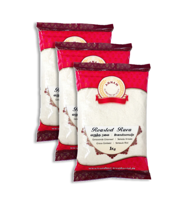 Annam Rava (Roasted) 1kg Bundle (Choose your Quantity)