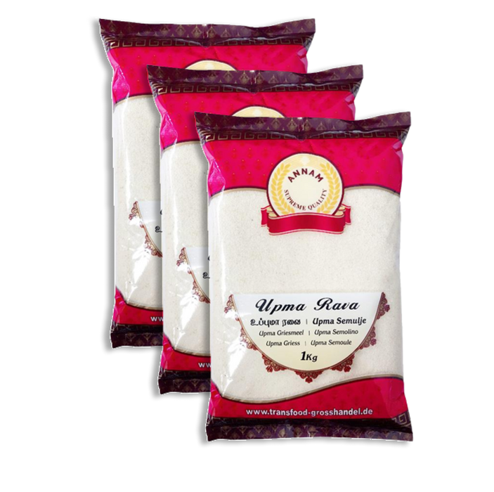 Annam Upma Rava 1kg Bundle (Choose your Quantity)