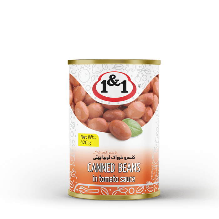 1 & 1 - Beans In Tomato Sauce (Canned) 430gm