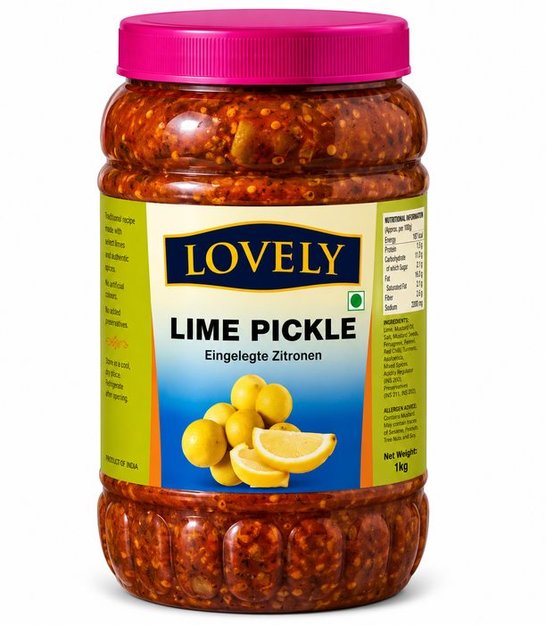 Lovely Lime Pickle 1kg (BBE: 04.2027)