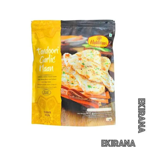 Frozen Haldiram's Tandoori Garlic Naan (5pcs) 400gm - Only Berlin Delivery