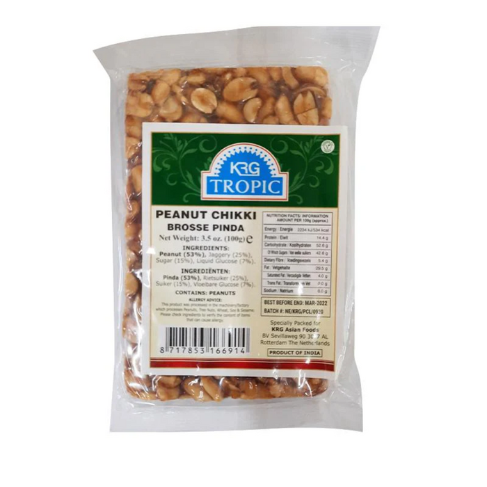 KRG Tropic Gajak Peanut Chikki 100gm